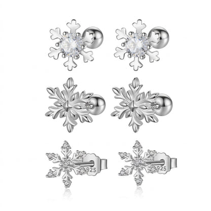 Aretes Copo de Nieve
