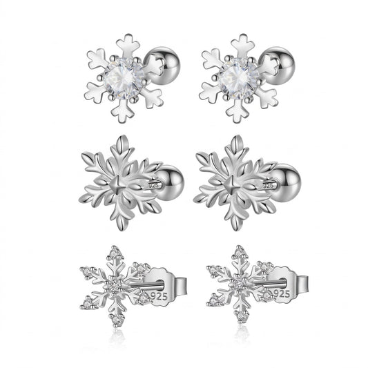 Aretes Copo de Nieve