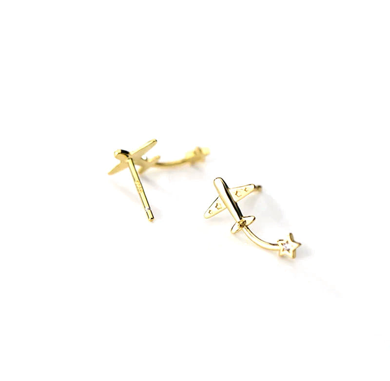 Aretes Corazón Calado Plano