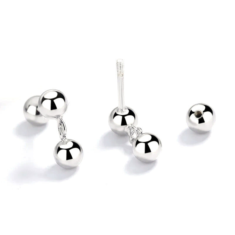 Aretes Corazón, Esfera o Cuadrado