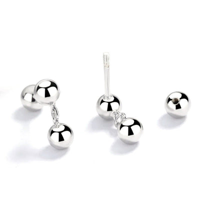Aretes Corazón, Esfera o Cuadrado