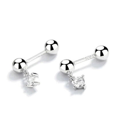 Aretes Corazón, Esfera o Cuadrado