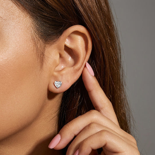 Aretes Corazón Liso