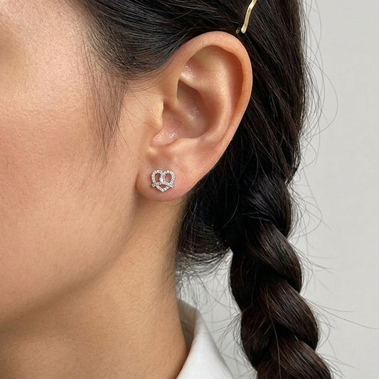 Aretes Corazón Romántico en Cuatro Estilos
