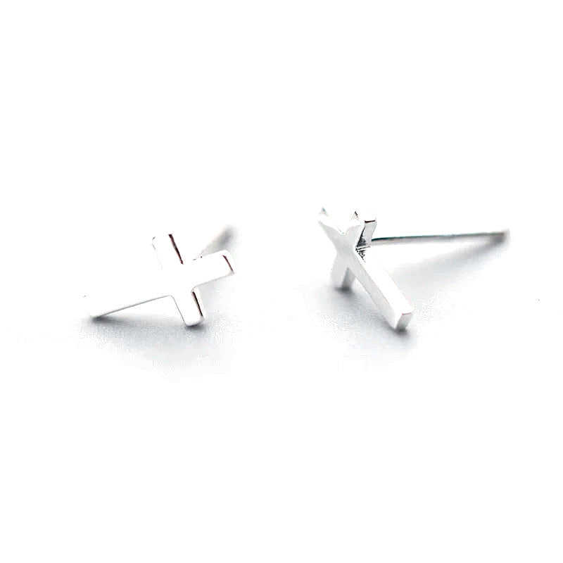 Aretes Cruz Clásica