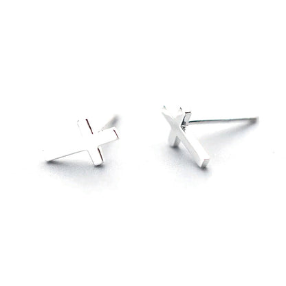 Aretes Cruz Clásica