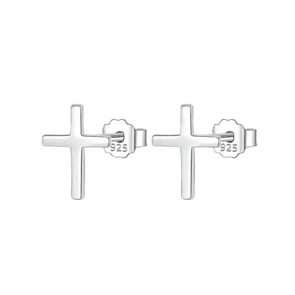 Aretes Cruz Minimalista