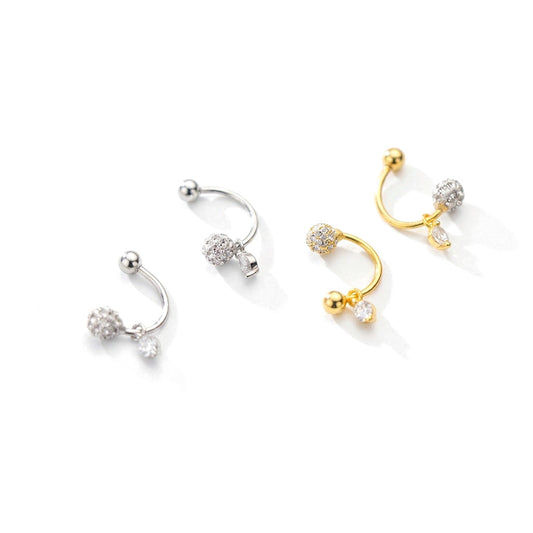 Aretes Esfera con Zirconias