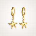 Aretes Estrella de mar dorados