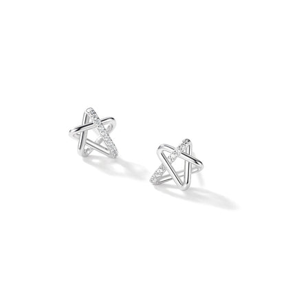 Aretes Estrella Titilante con Zirconias