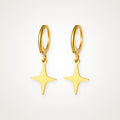 Aretes Estrella dorados