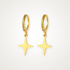 Aretes Estrella dorados