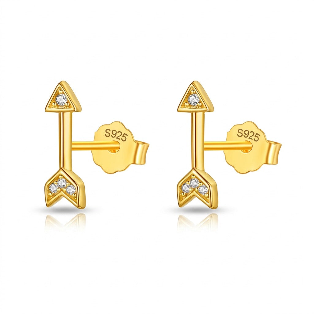 Aretes Flecha Brillante