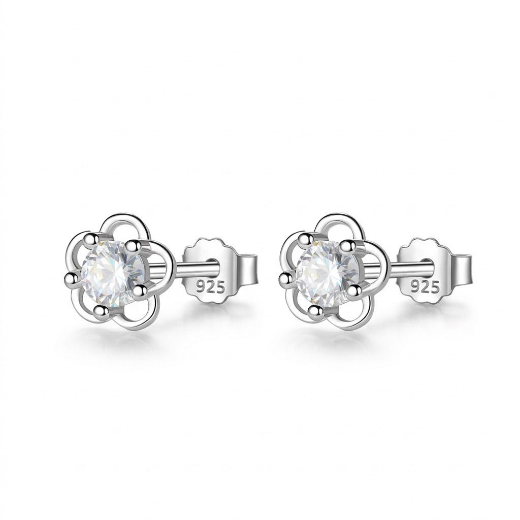 Aretes Flor Calada