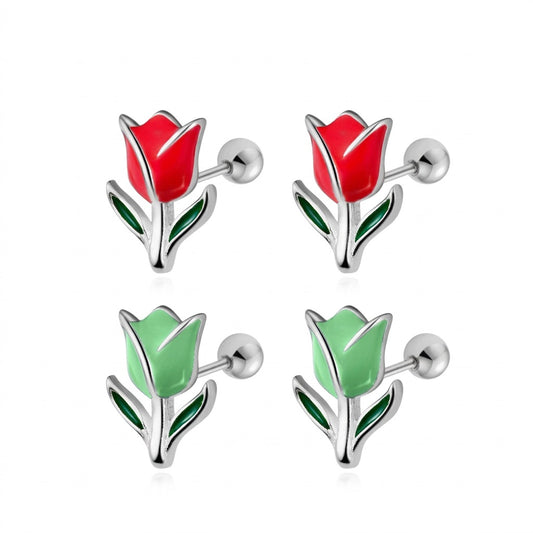 Aretes Flor de Colores