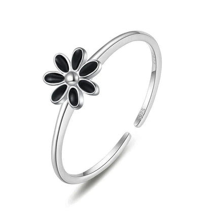 Aretes Flor Esmaltada con Rosca