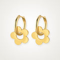 Aretes Flor dorados