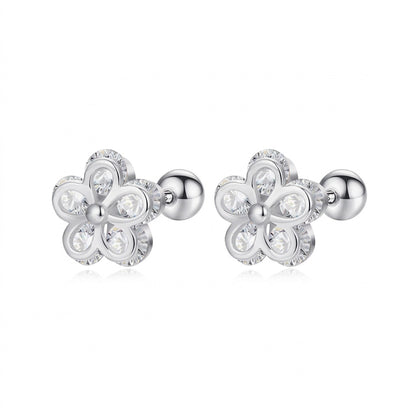 Aretes Florecita con Zirconias