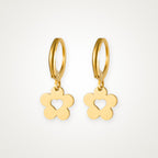 Aretes Florecita dorados