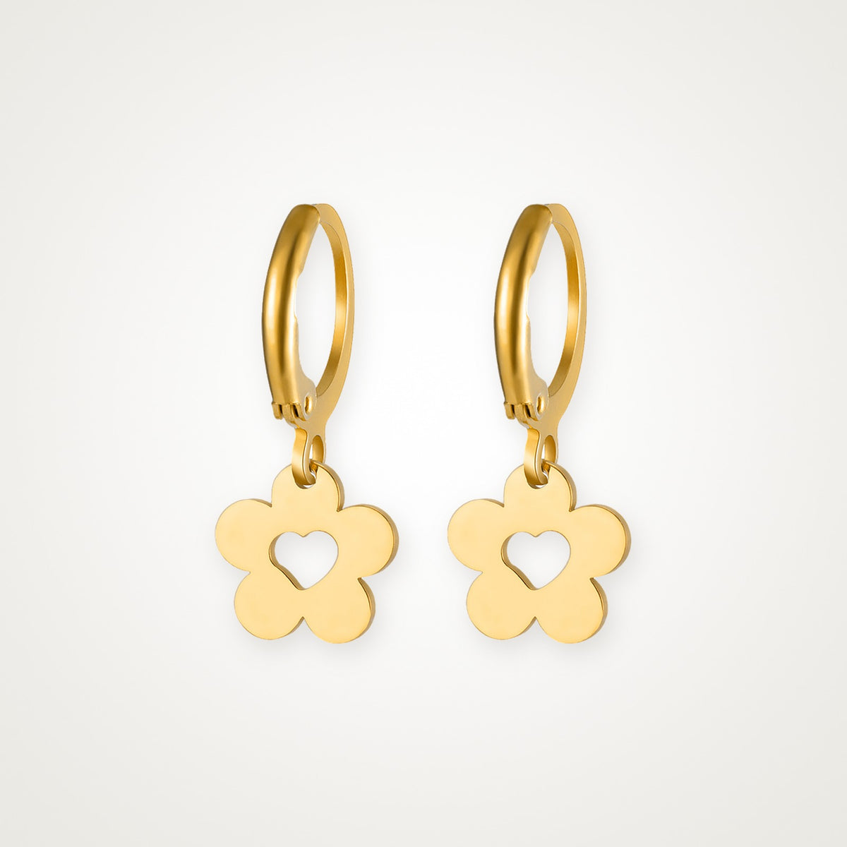 Aretes Florecita dorados