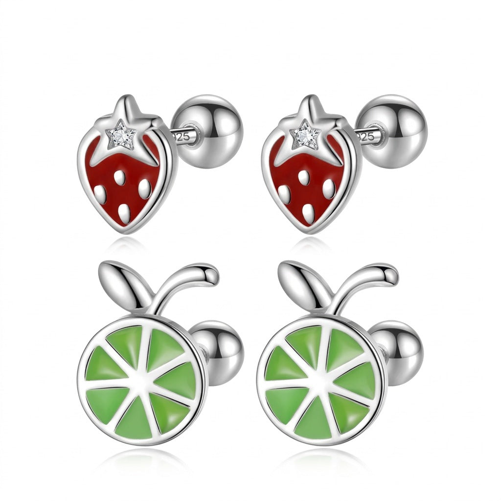 Aretes Fresa o Limón