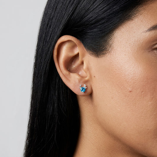 Aretes Gatito en Dos Modelos