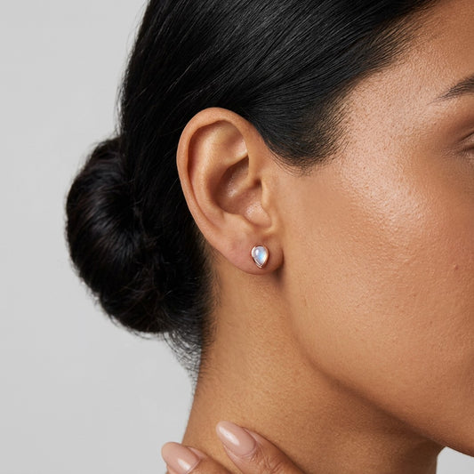 Aretes Gota Esmaltada de Colores