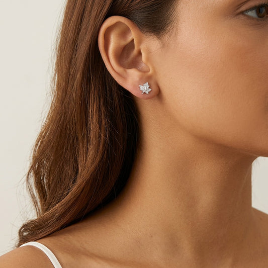 Aretes Hojas de Ginkgo y Maple