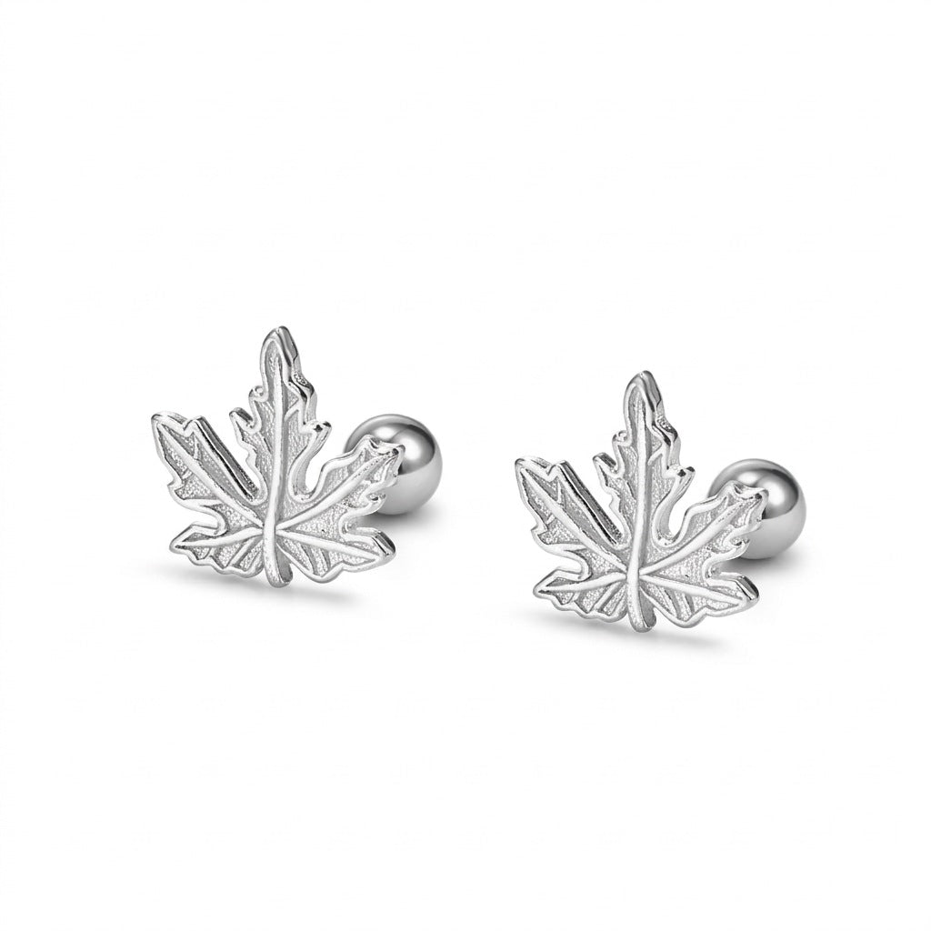 Aretes Hojas Minimalistas