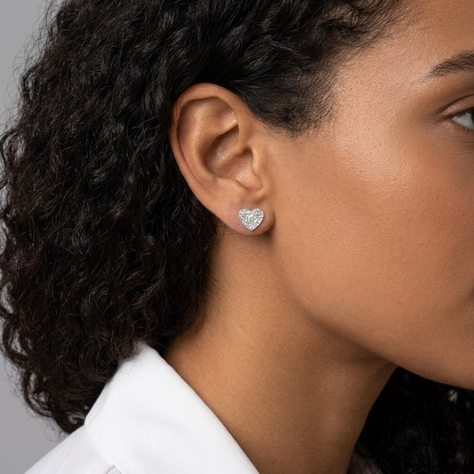 Aretes Irregulares Efecto Arrugado