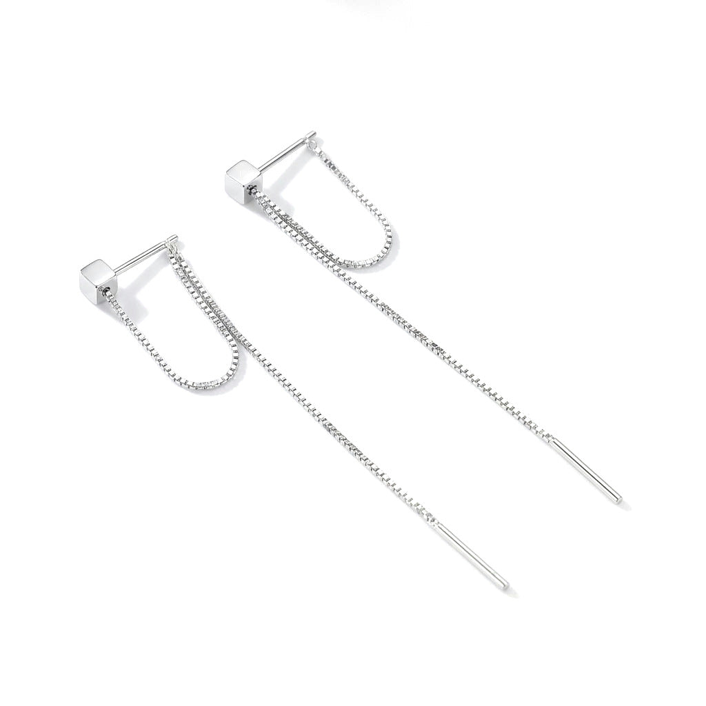 Aretes Largos Cadena Veneciana