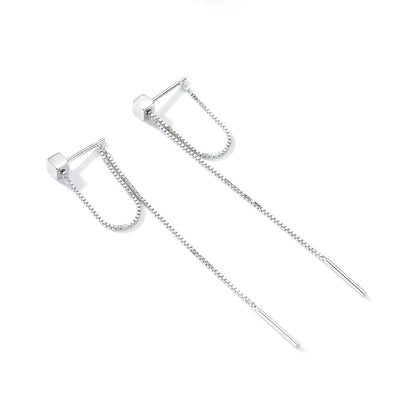 Aretes Largos Cadena Veneciana