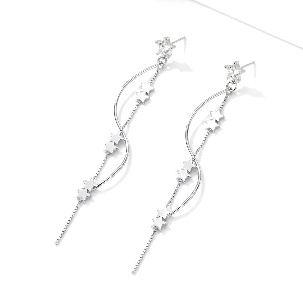 Aretes Largos Ondas y Estrellas