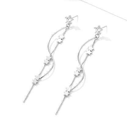 Aretes Largos Ondas y Estrellas