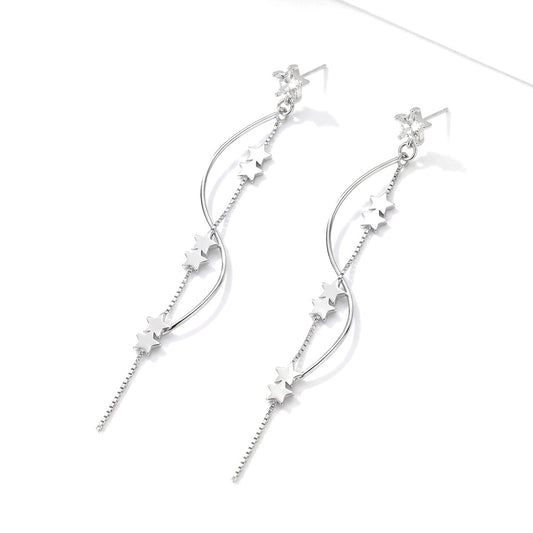 Aretes Largos Ondas y Estrellas