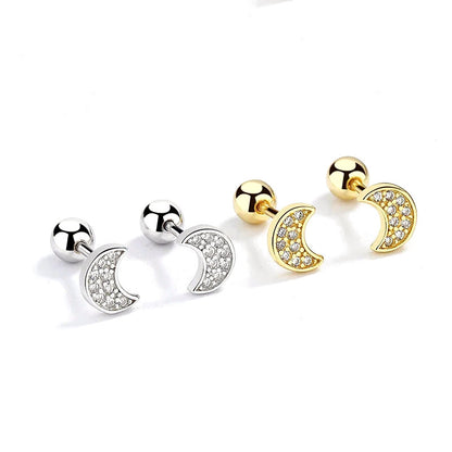 Aretes Luna de Rosca