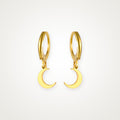Aretes Luna dorados