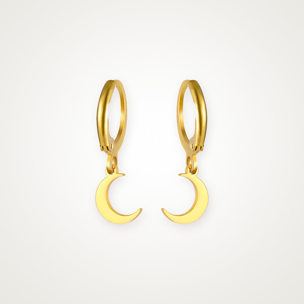 Aretes Luna dorados