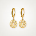 Aretes Mandala dorados