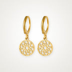 Aretes Mandala dorados