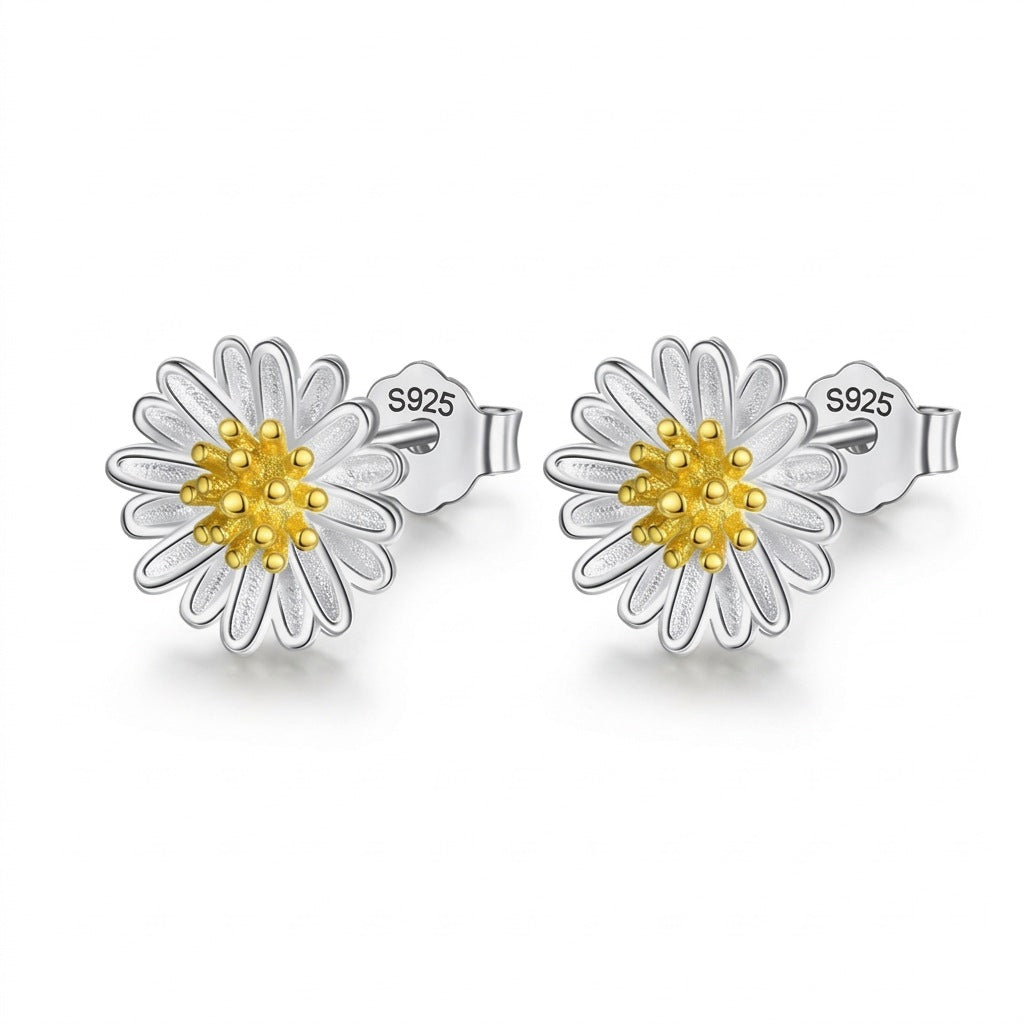 Aretes Margarita en Dos Tamaños