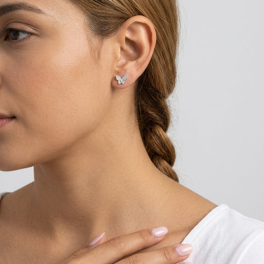 Aretes Mariposa Centelleante