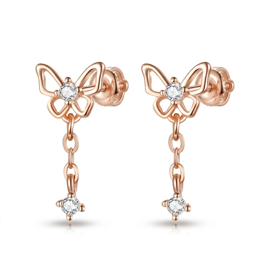 Aretes Mariposa Elegante