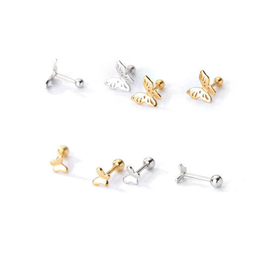 Aretes Mariposa en Cinco Estilos