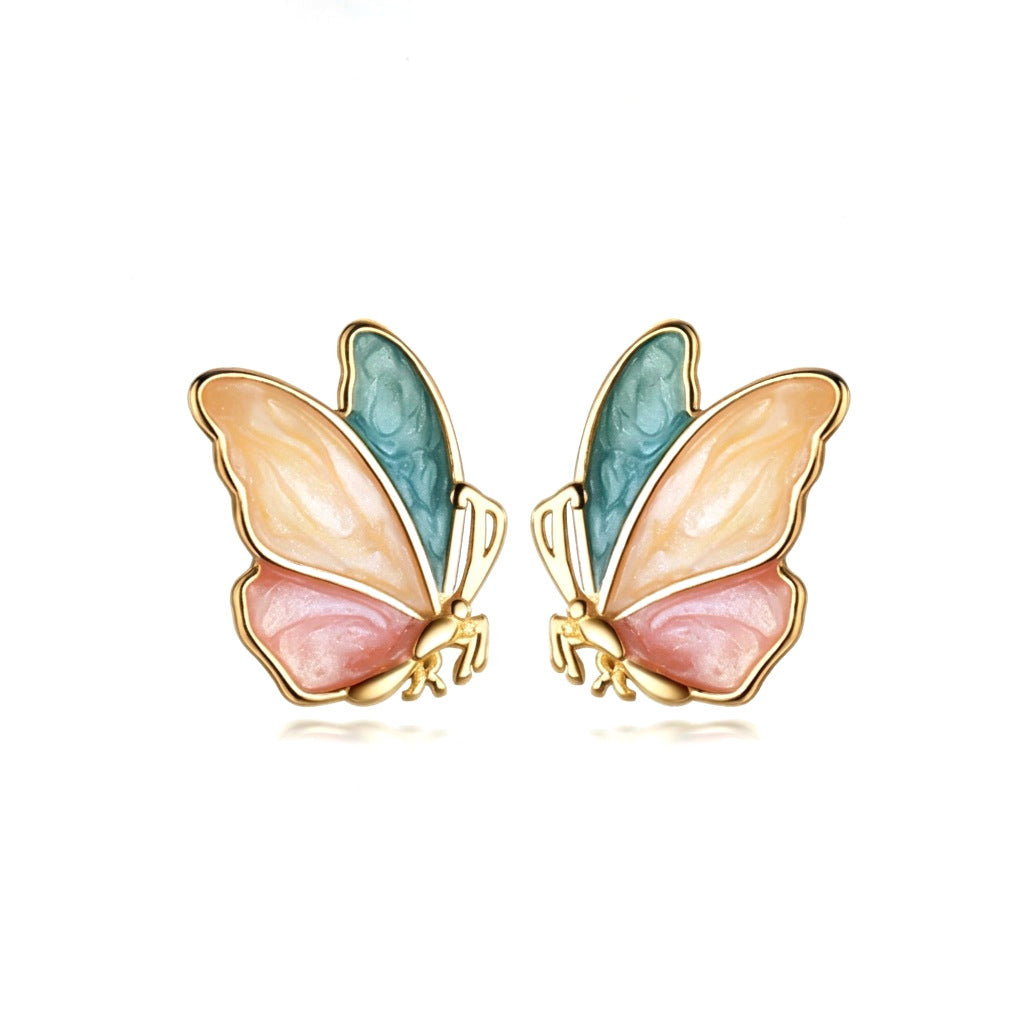 Aretes Mariposa en Tres Estilos