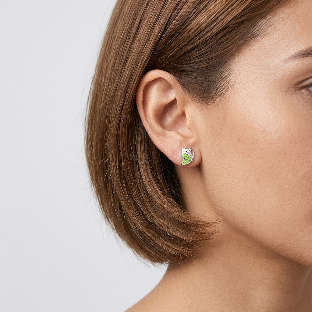Aretes Mariposa en Tres Estilos