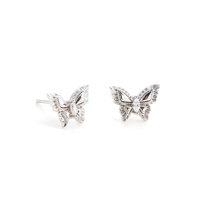 Aretes Mariposa Minimalista con Zirconias