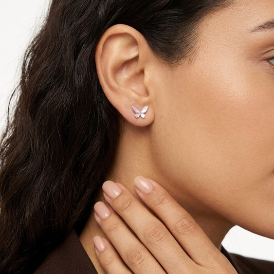 Aretes Mariposa y Osito con Rosca