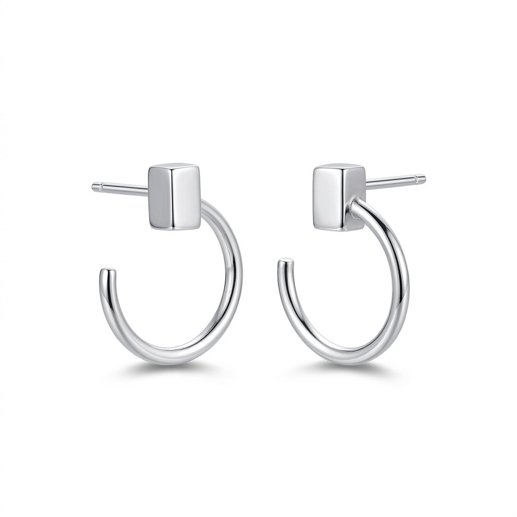 Aretes Mini Cuadrados