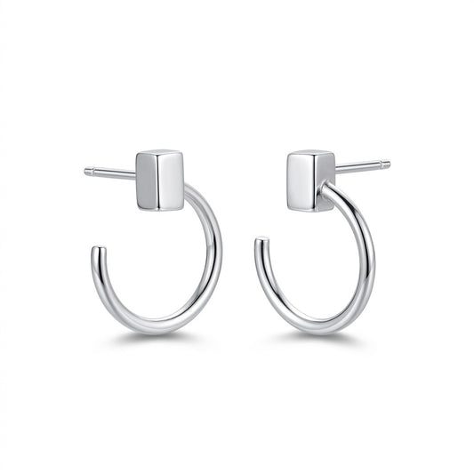 Aretes Mini Cuadrados
